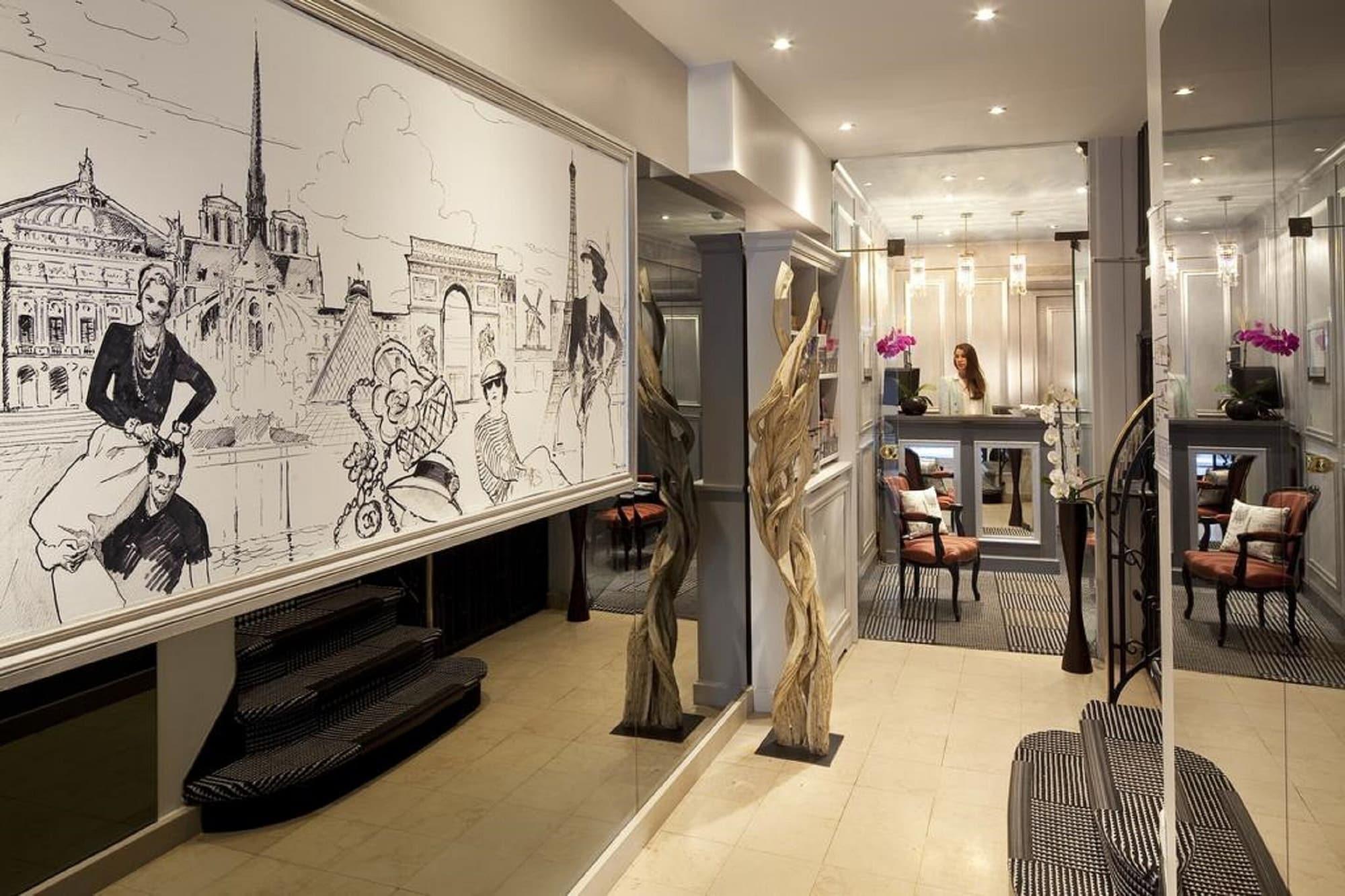Hotel Riviera Elysees Париж Экстерьер фото