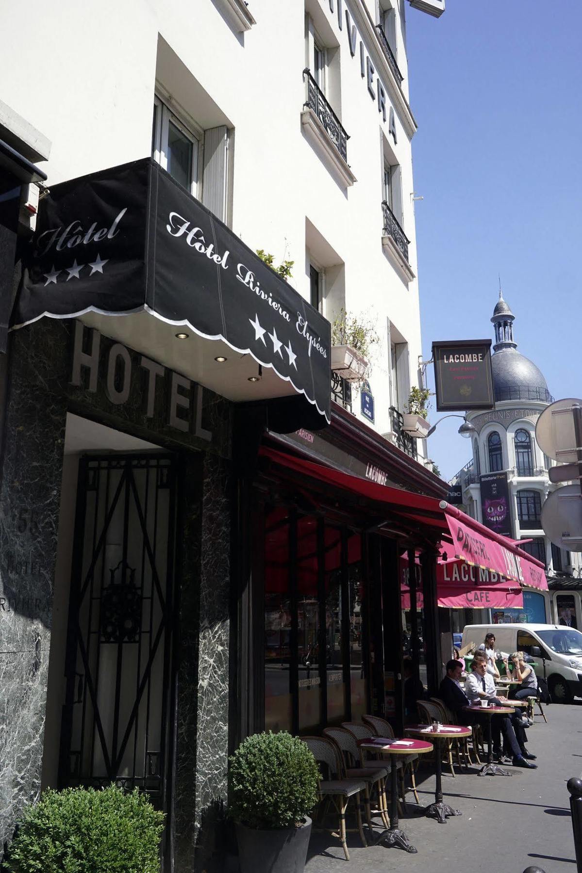 Hotel Riviera Elysees Париж Экстерьер фото